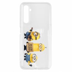 Чехол для Realme 6 I'm with stupid - PrintSalon