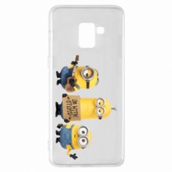 Чехол для Samsung A8+ 2018 I'm with stupid - PrintSalon