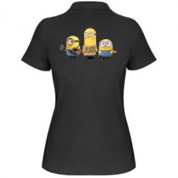 Женское поло I'm with stupid - PrintSalon