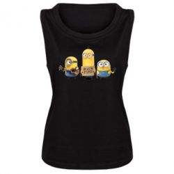 Женская майка I'm with stupid - PrintSalon