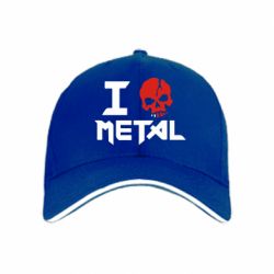 Кепка I love metal