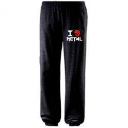 Штаны I love metal - PrintSalon