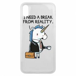 Чехол для iPhone Xs Max I need a break from reality. - PrintSalon