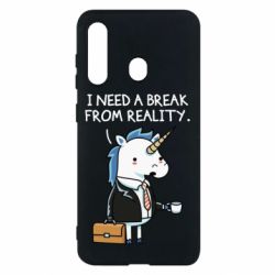 Чехол для Samsung M40 I need a break from reality. - PrintSalon