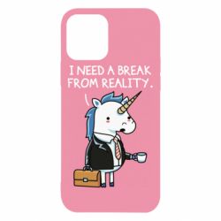 Чехол для iPhone 12 I need a break from reality. - PrintSalon