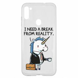 Чехол для Samsung A11/M11 I need a break from reality. - PrintSalon