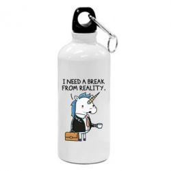 Фляга I need a break from reality. - PrintSalon