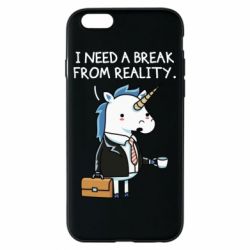 Чехол для iPhone 6/6S I need a break from reality. - PrintSalon