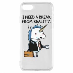 Чехол для iPhone 7 I need a break from reality. - PrintSalon