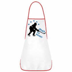 Фартук I play hockey - PrintSalon