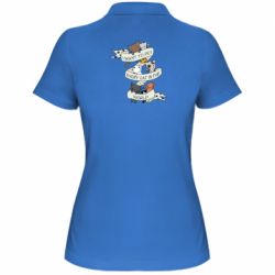 Женское поло I want to open every cat in the world - PrintSalon