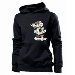 Женское худи I want to open every cat in the world - PrintSalon