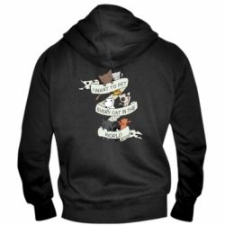 Мужское худи на молнии I want to open every cat in the world - PrintSalon