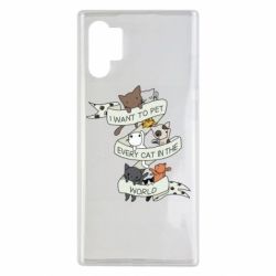 Чехол для Samsung Note 10 Plus I want to open every cat in the world - PrintSalon