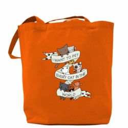 Шоппер I want to open every cat in the world - PrintSalon