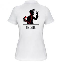 Женское поло iBolit - PrintSalon