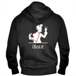 Мужское худи на молнии iBolit - PrintSalon