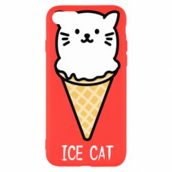 Чехол для iPhone SE 2022 Ice Cat - PrintSalon
