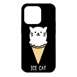 Чехол для iPhone 14 Pro Ice Cat - PrintSalon