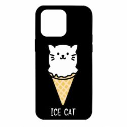 Чехол для iPhone 14 Pro Max Ice Cat - PrintSalon