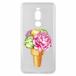 Чехол для Meizu Note 8 Ice cream flowers - PrintSalon