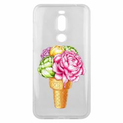 Чехол для Meizu X8 Ice cream flowers - PrintSalon