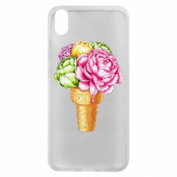Чехол для Xiaomi Redmi 7A Ice cream flowers - PrintSalon