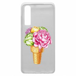 Чехол для Huawei P30 Ice cream flowers - PrintSalon