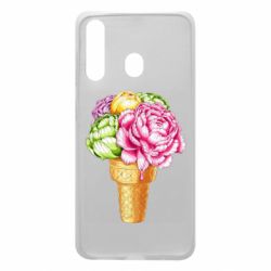 Чехол для Samsung A60 Ice cream flowers - PrintSalon