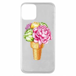 Чехол для iPhone 11 Ice cream flowers - PrintSalon