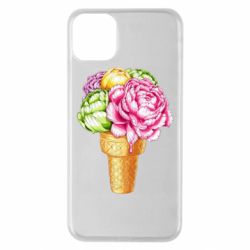 Чехол для iPhone 11 Pro Max Ice cream flowers - PrintSalon