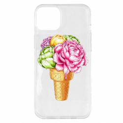 Чехол для iPhone 14 Plus Ice cream flowers - PrintSalon