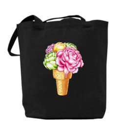 Шоппер Ice cream flowers - PrintSalon