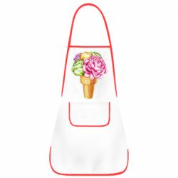 Фартук Ice cream flowers - PrintSalon