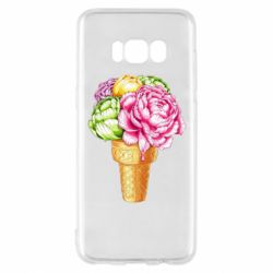 Чехол для Samsung S8 Ice cream flowers - PrintSalon