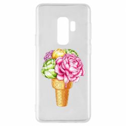 Чехол для Samsung S9+ Ice cream flowers - PrintSalon