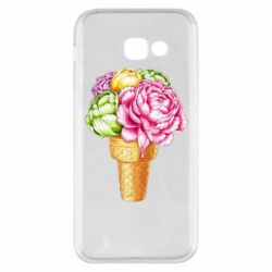 Чехол для Samsung A5 2017 Ice cream flowers - PrintSalon