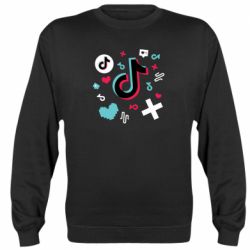 Cвитшот Icons TIK TOK - PrintSalon