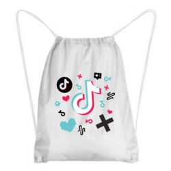 Рюкзак-мешок Icons TIK TOK - PrintSalon