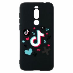 Чехол для Meizu X8 Icons TIK TOK - PrintSalon