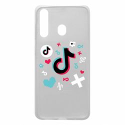 Чехол для Samsung A60 Icons TIK TOK - PrintSalon