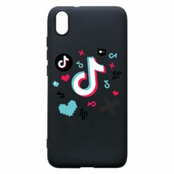 Чехол для Xiaomi Redmi 7A Icons TIK TOK - PrintSalon
