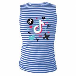 Майка-тельняшка Icons TIK TOK - PrintSalon