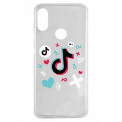 Чехол для Xiaomi Redmi Note 7 Icons TIK TOK - PrintSalon