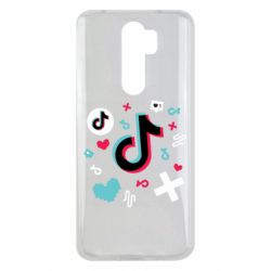 Чехол для Xiaomi Redmi Note 8 Pro Icons TIK TOK - PrintSalon