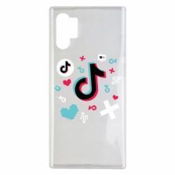 Чехол для Samsung Note 10 Plus Icons TIK TOK - PrintSalon