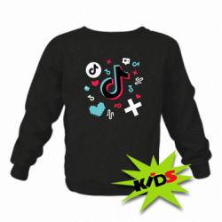 Детский свитшот Icons TIK TOK - PrintSalon