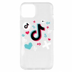 Чехол для iPhone 14 Plus Icons TIK TOK - PrintSalon