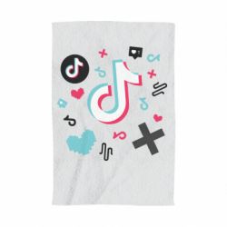 Полотенце с принтом Icons TIK TOK - PrintSalon