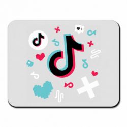 Коврик для мыши Icons TIK TOK - PrintSalon